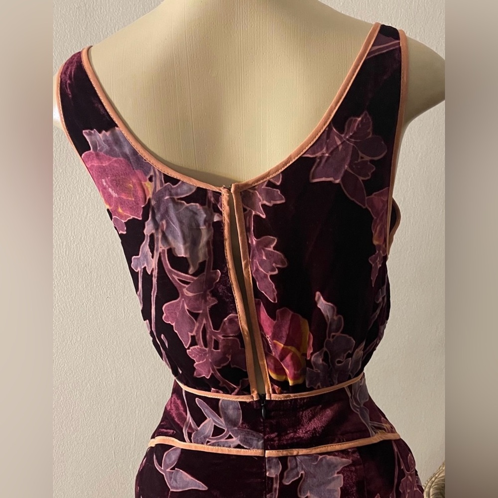 WE ARE KINDRED Burgundy Floral Dress - Picture 2 of 2